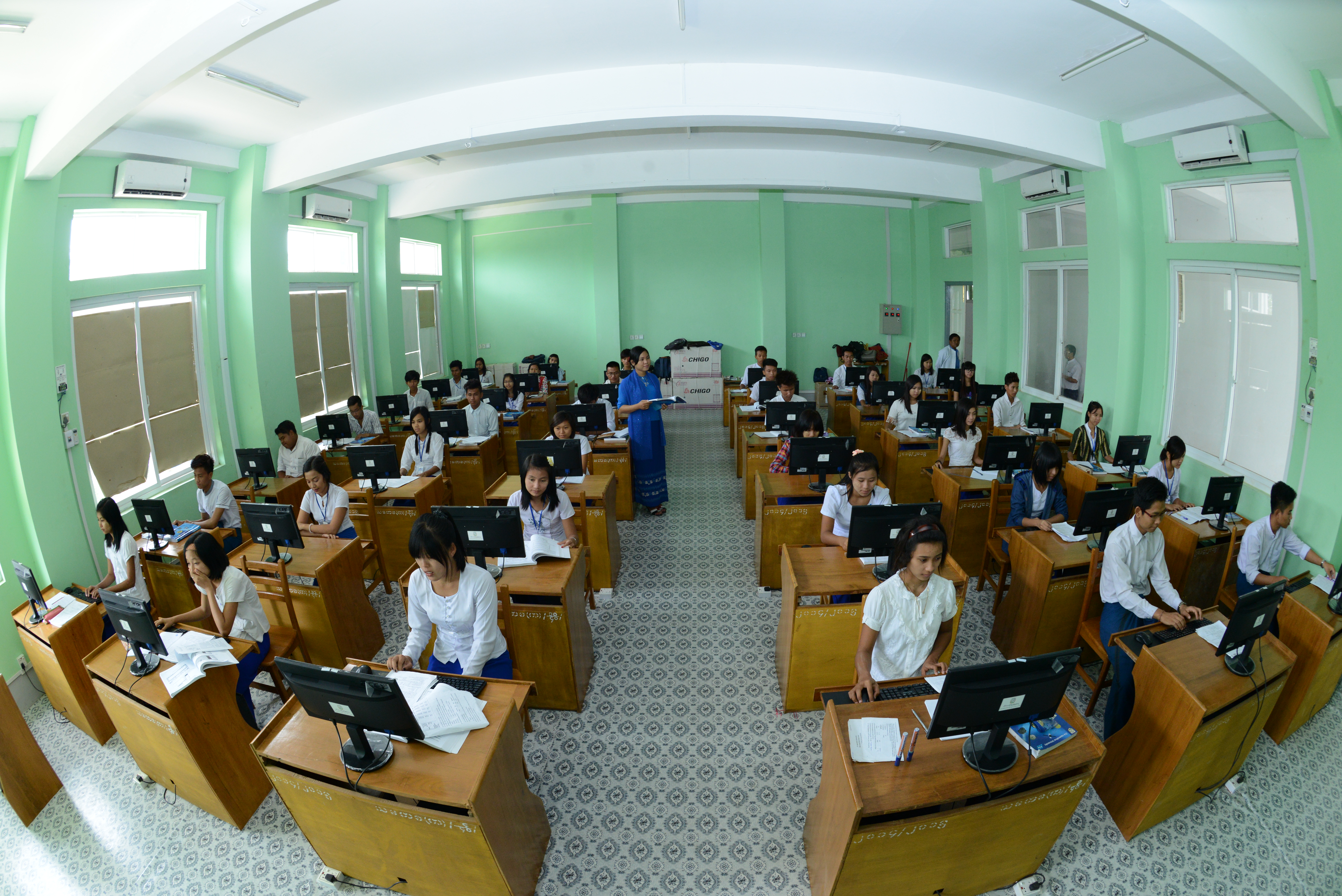 Computer Practical Training Record Photo